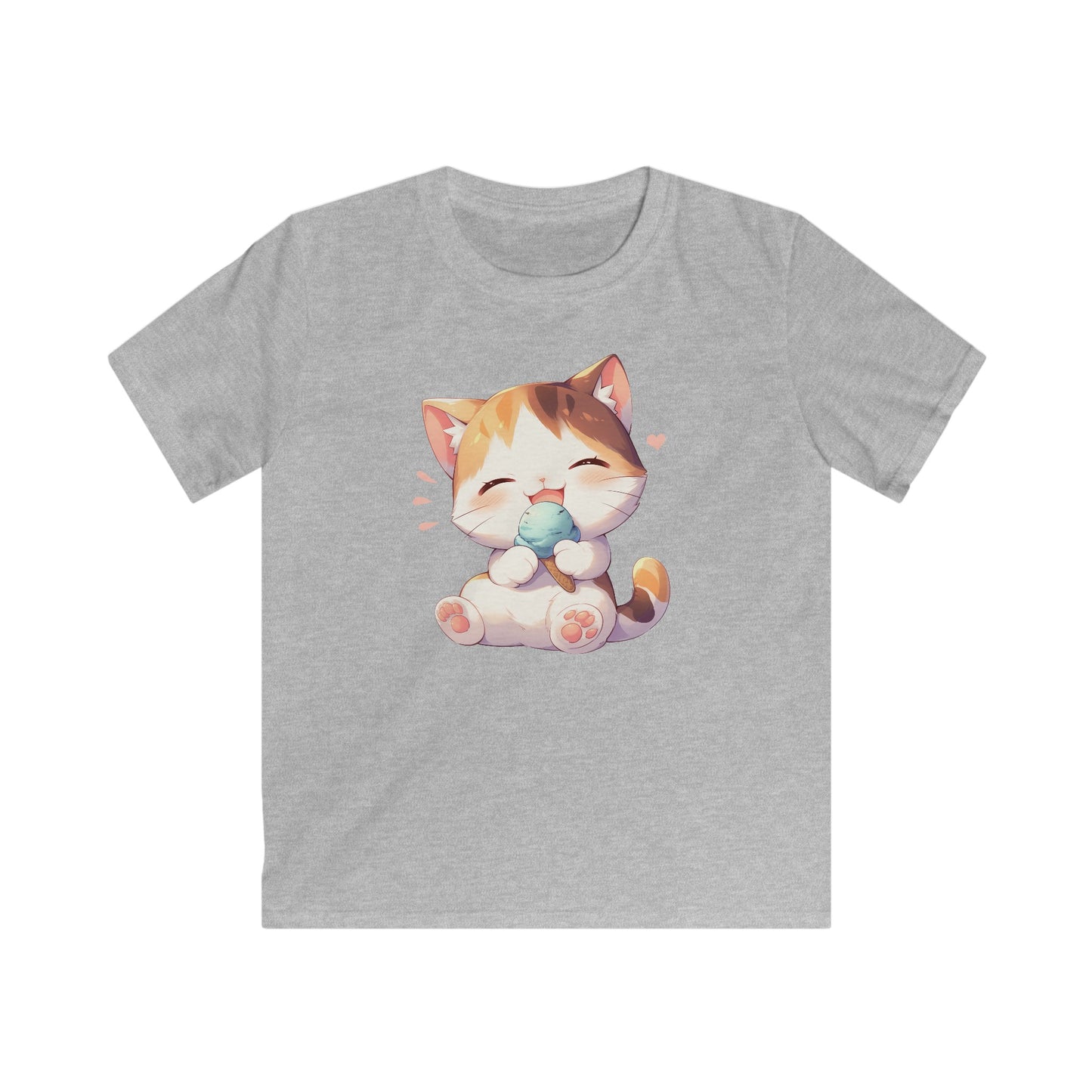 Waffeleis Katze Kinder T-Shirt