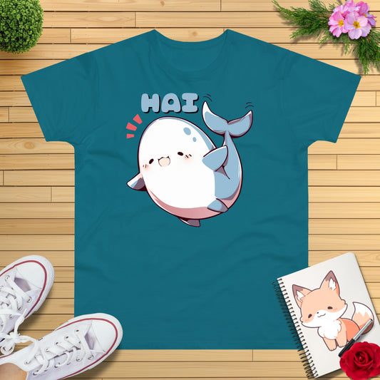 Kawaii winkender Hai T-Shirt