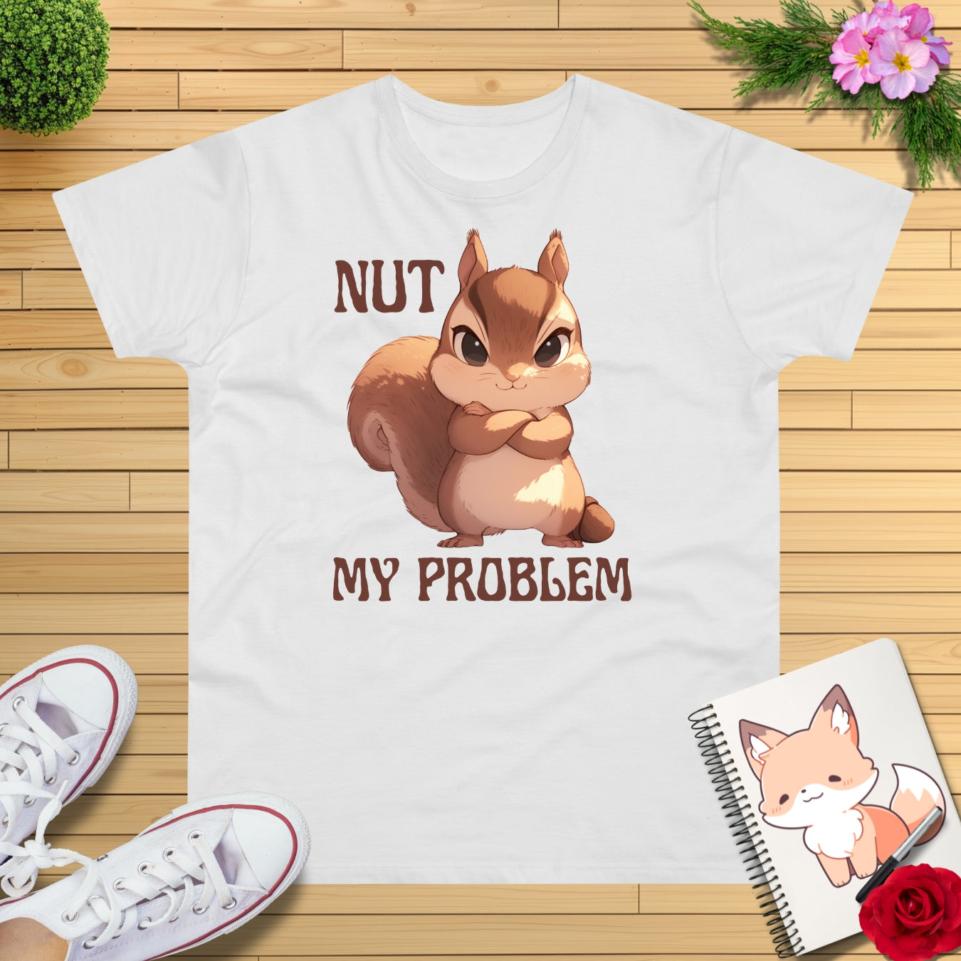 Eichhörnchen "NUT MY PROBLEM" T-Shirt