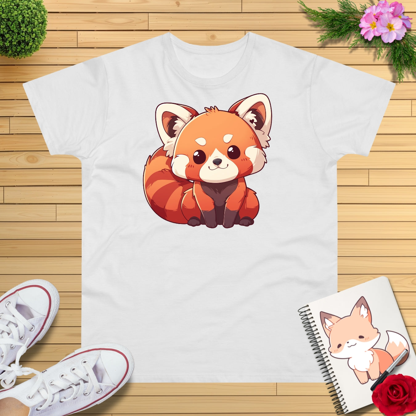 Roter Panda T-Shirt