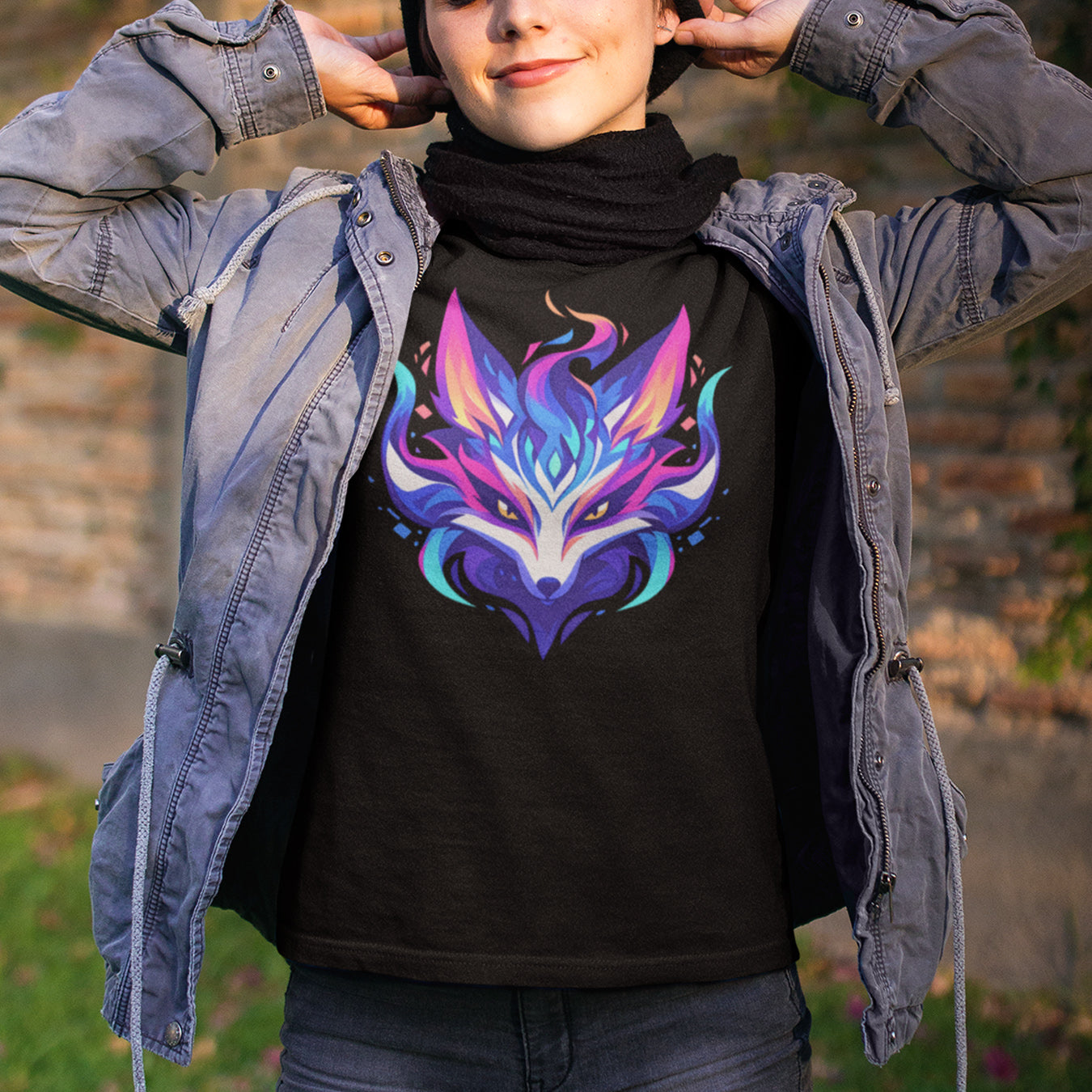 Mystic Pastell Fox T-Shirt