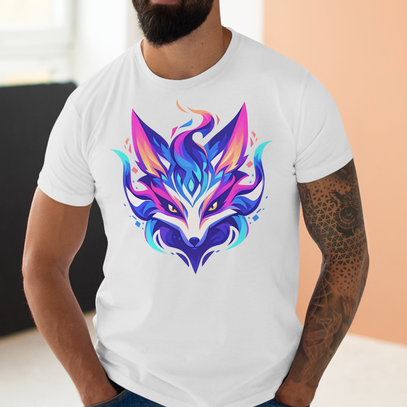 Mystic Pastell Fox T-Shirt