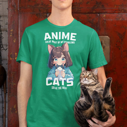 Anime and cats T-Shirt