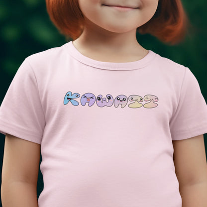 Kawaii Schriftzug Kinder T-Shirt