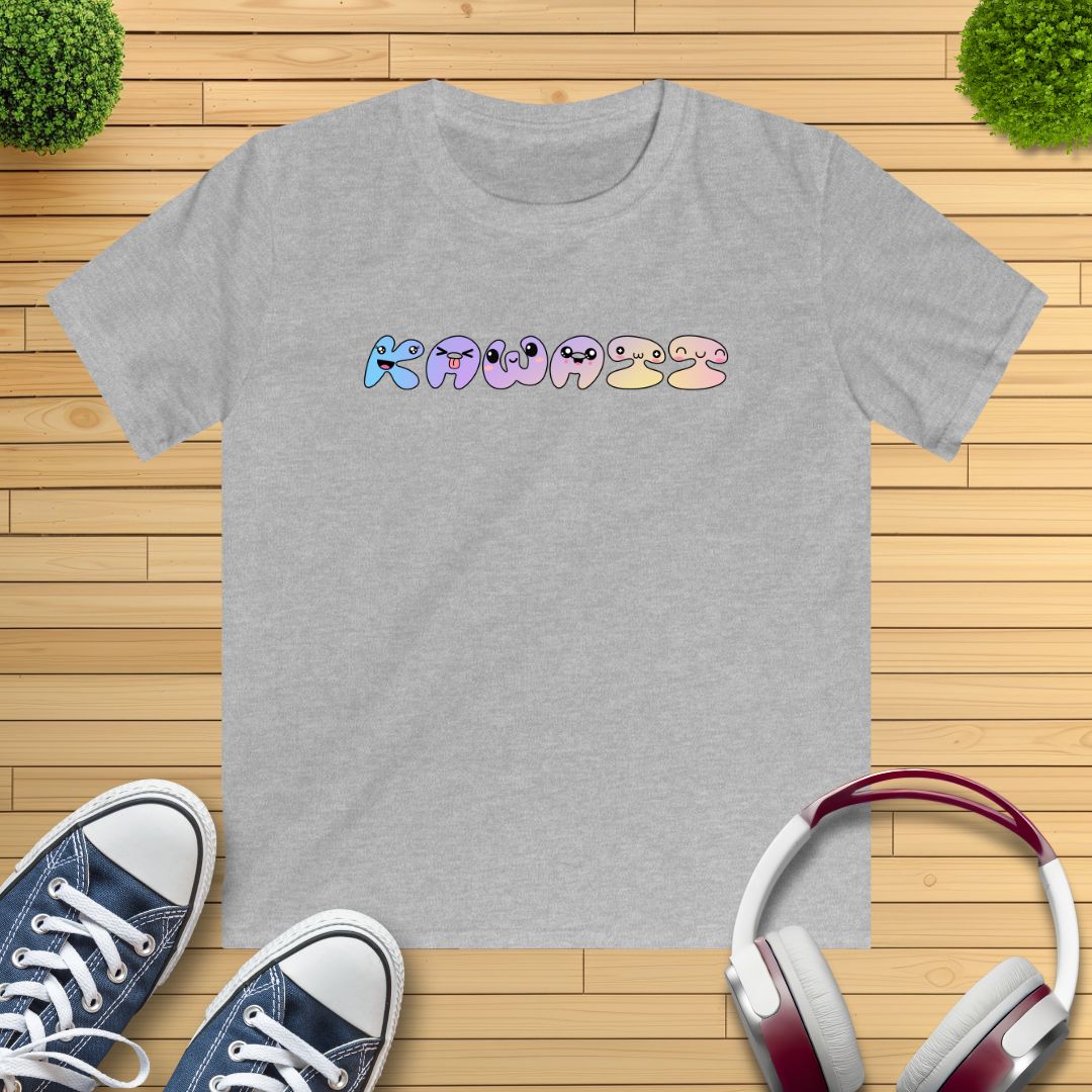 Kawaii Schriftzug Kinder T-Shirt