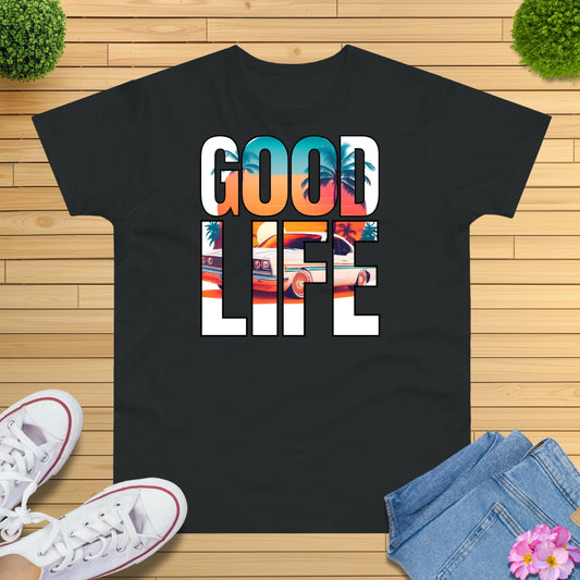 Good Life Oldtimer Sunset T-Shirt