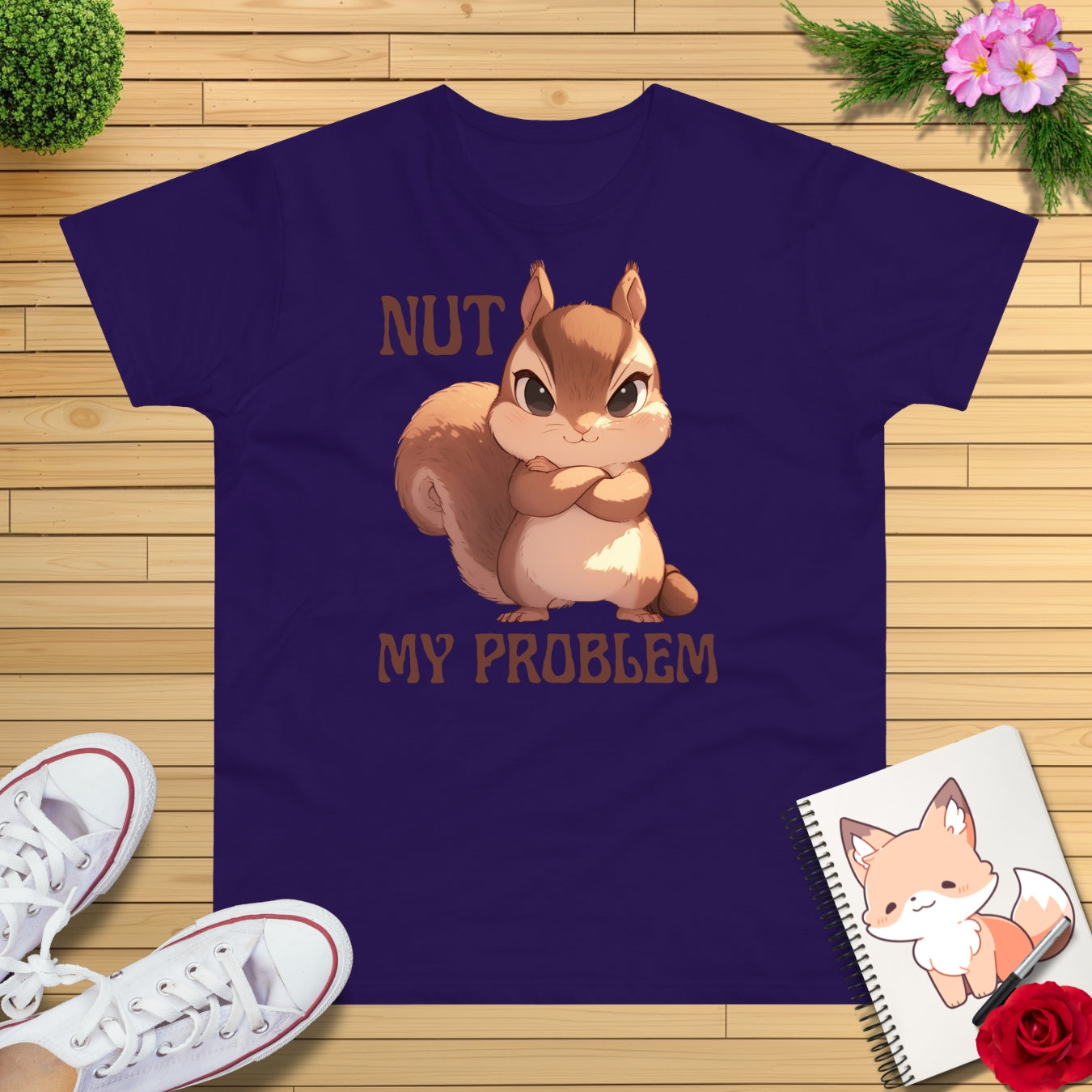 Eichhörnchen "NUT MY PROBLEM" T-Shirt