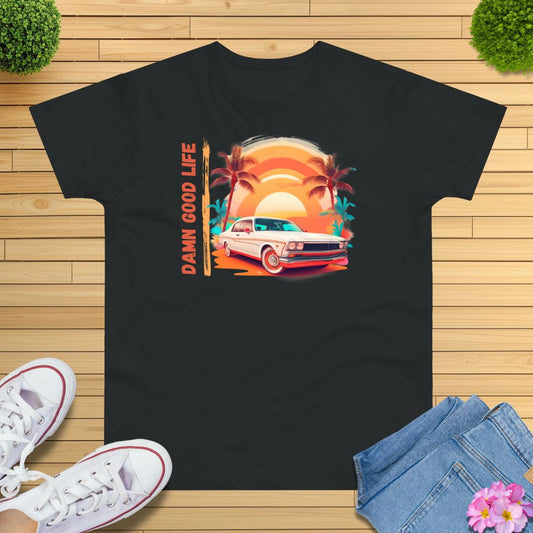 Damn Good Life Oldtimer T-Shirt