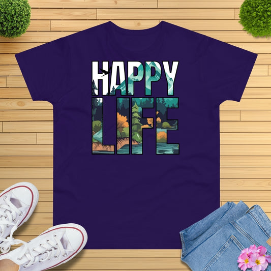 Happy Life Berg T-Shirt