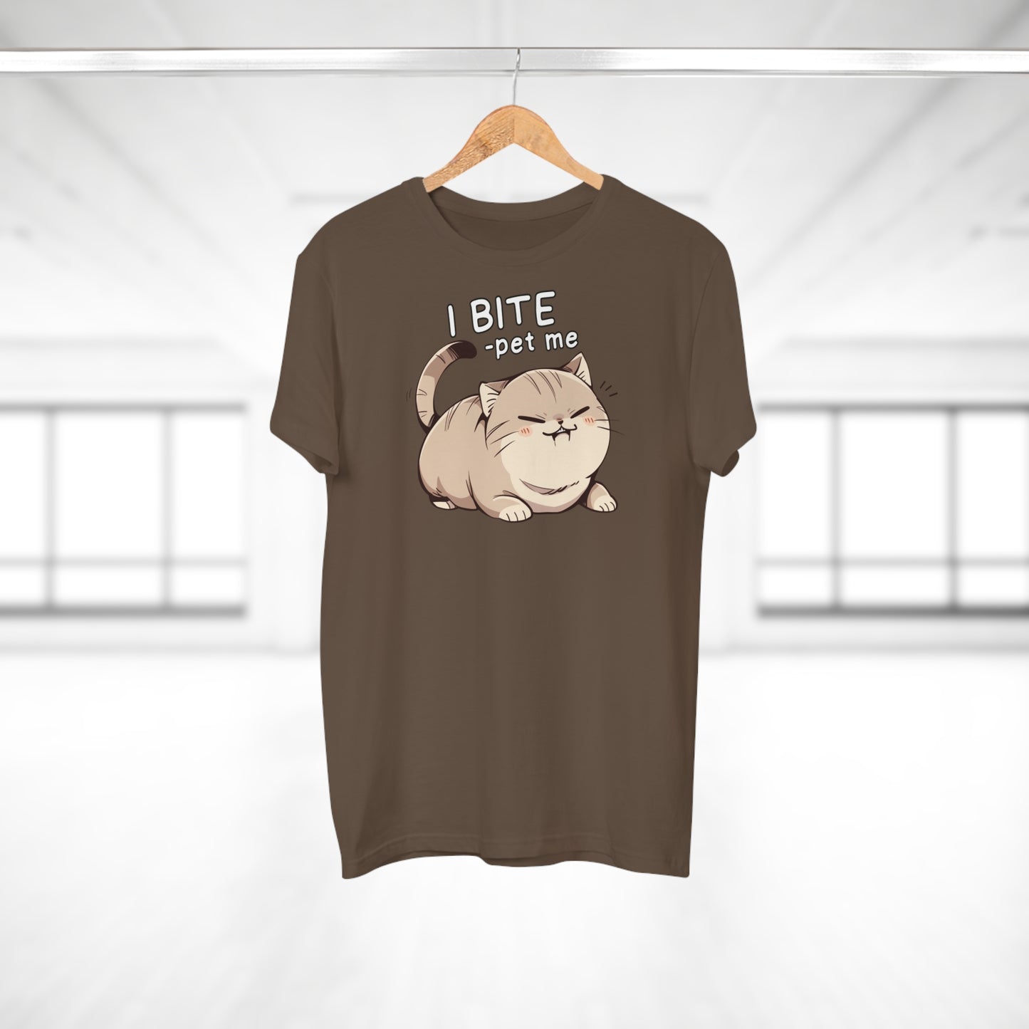 I BITE -pet me Katze T-Shirt