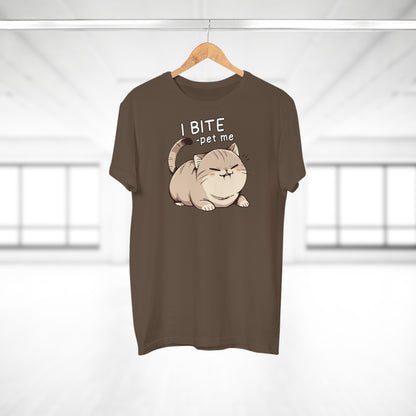 I BITE -pet me Katze T-Shirt