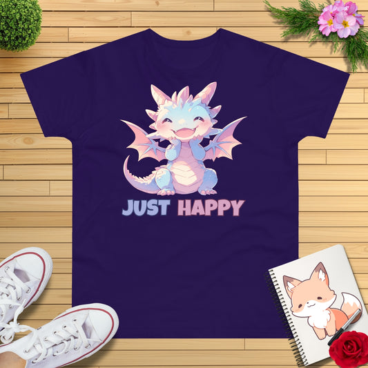 Just Happy Kawaii Drache T-Shirt