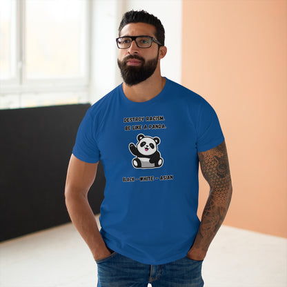 Panda Destroys Racism T-Shirt