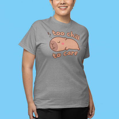 Kawaii schlafendes Capybara T-Shirt