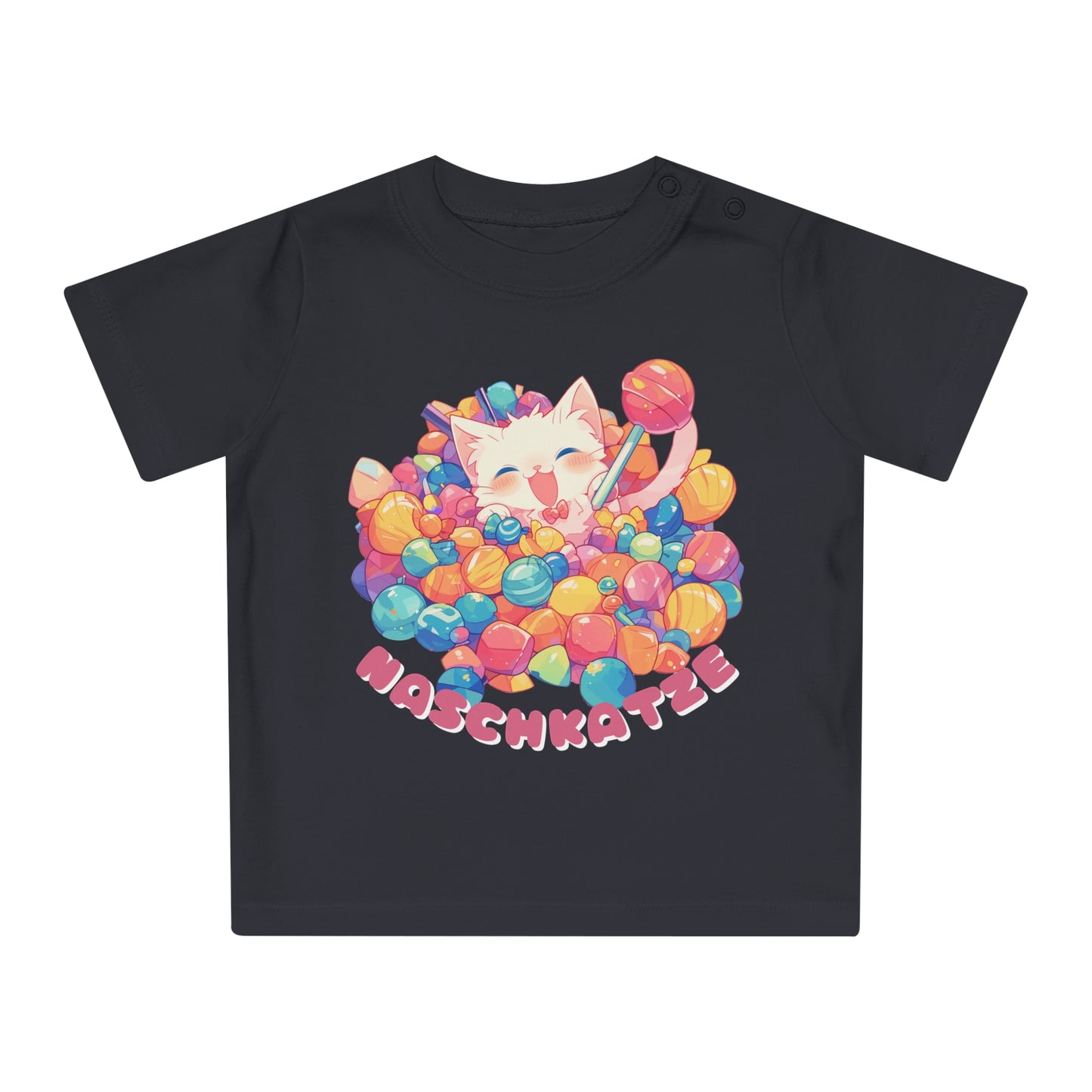 Baby Grafik-T-Shirt Naschkatze