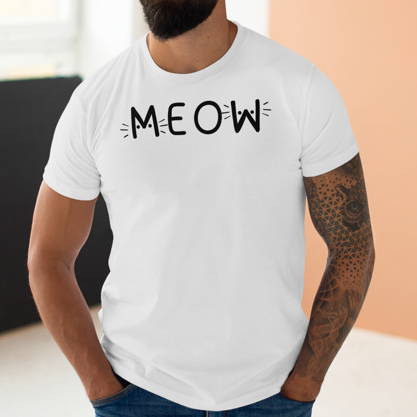 Meow Miau Katze T-Shirt