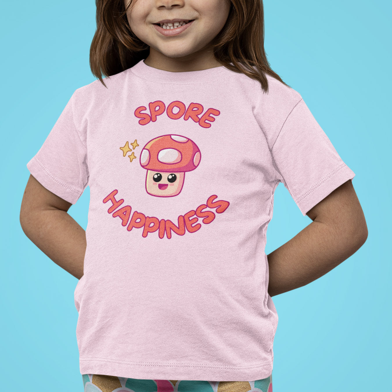 Pilz spore happiness Kinder T-Shirt