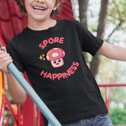 Pilz spore happiness Kinder T-Shirt