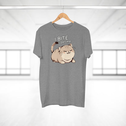 I BITE -pet me Katze T-Shirt