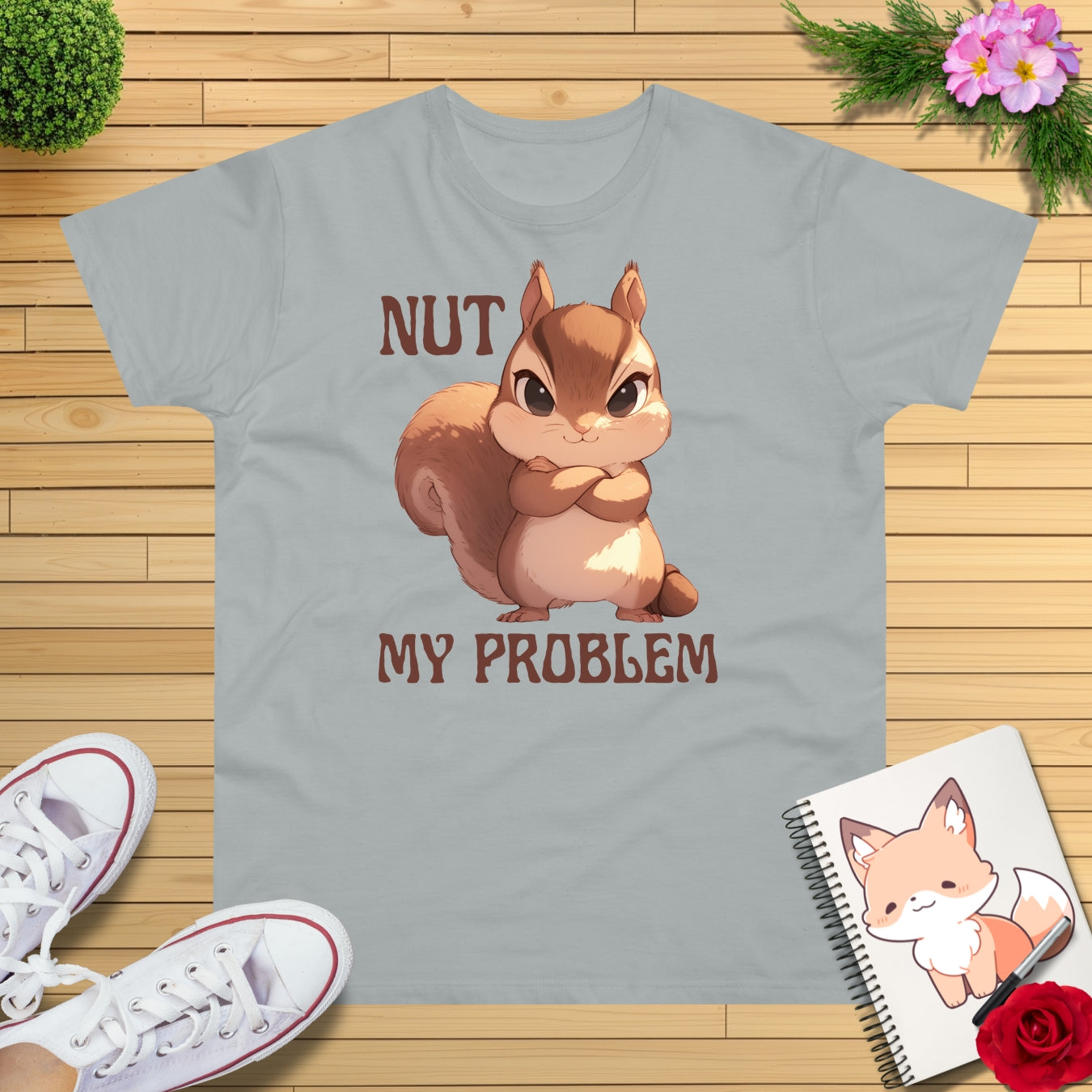 Eichhörnchen "NUT MY PROBLEM" T-Shirt