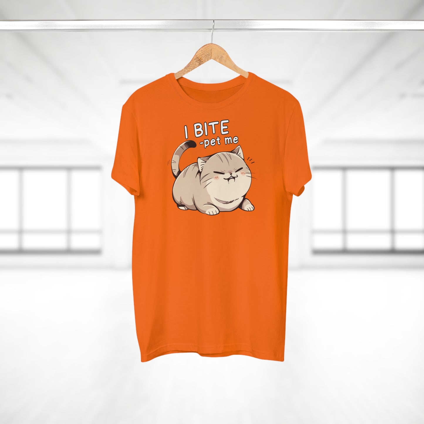 I BITE -pet me Katze T-Shirt