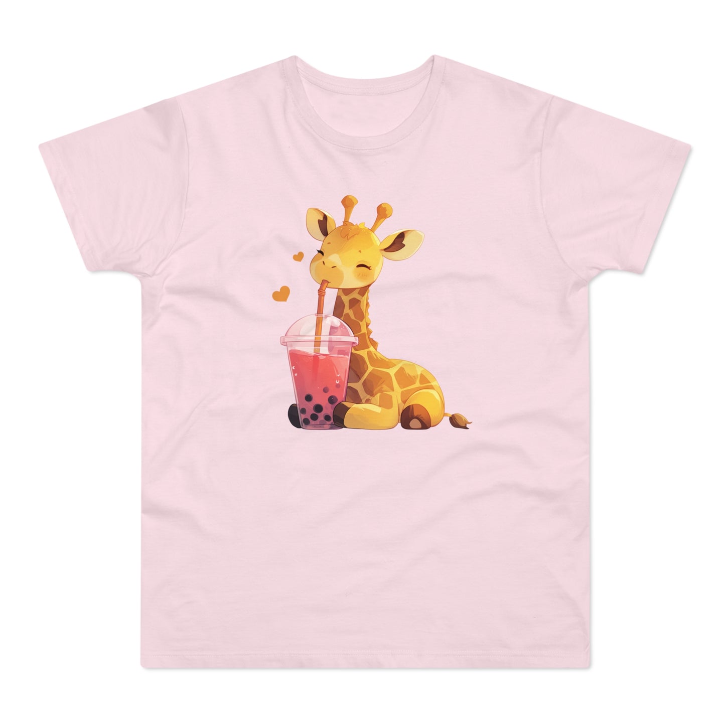 Kawaii Bubble-Tea Giraffe T-Shirt