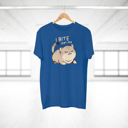 I BITE -pet me Katze T-Shirt