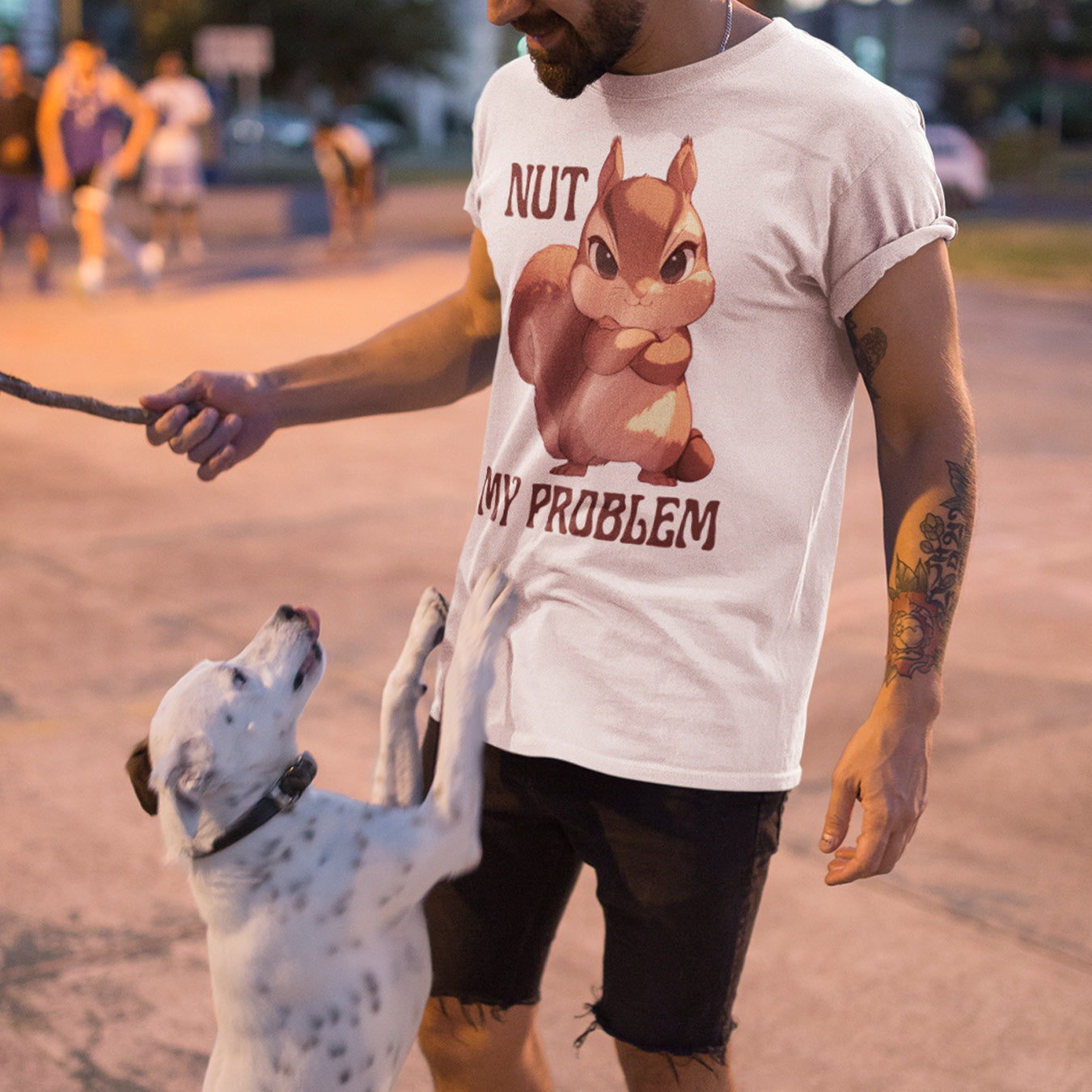 Eichhörnchen "NUT MY PROBLEM" T-Shirt