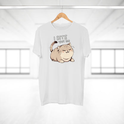 I BITE -pet me Katze T-Shirt