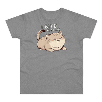 I BITE -pet me Katze T-Shirt