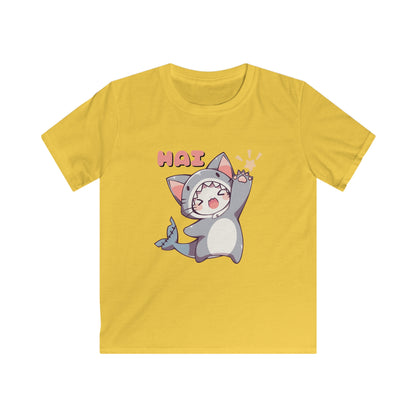 Hai Kitten ruft "HAI" Kinder T-Shirt