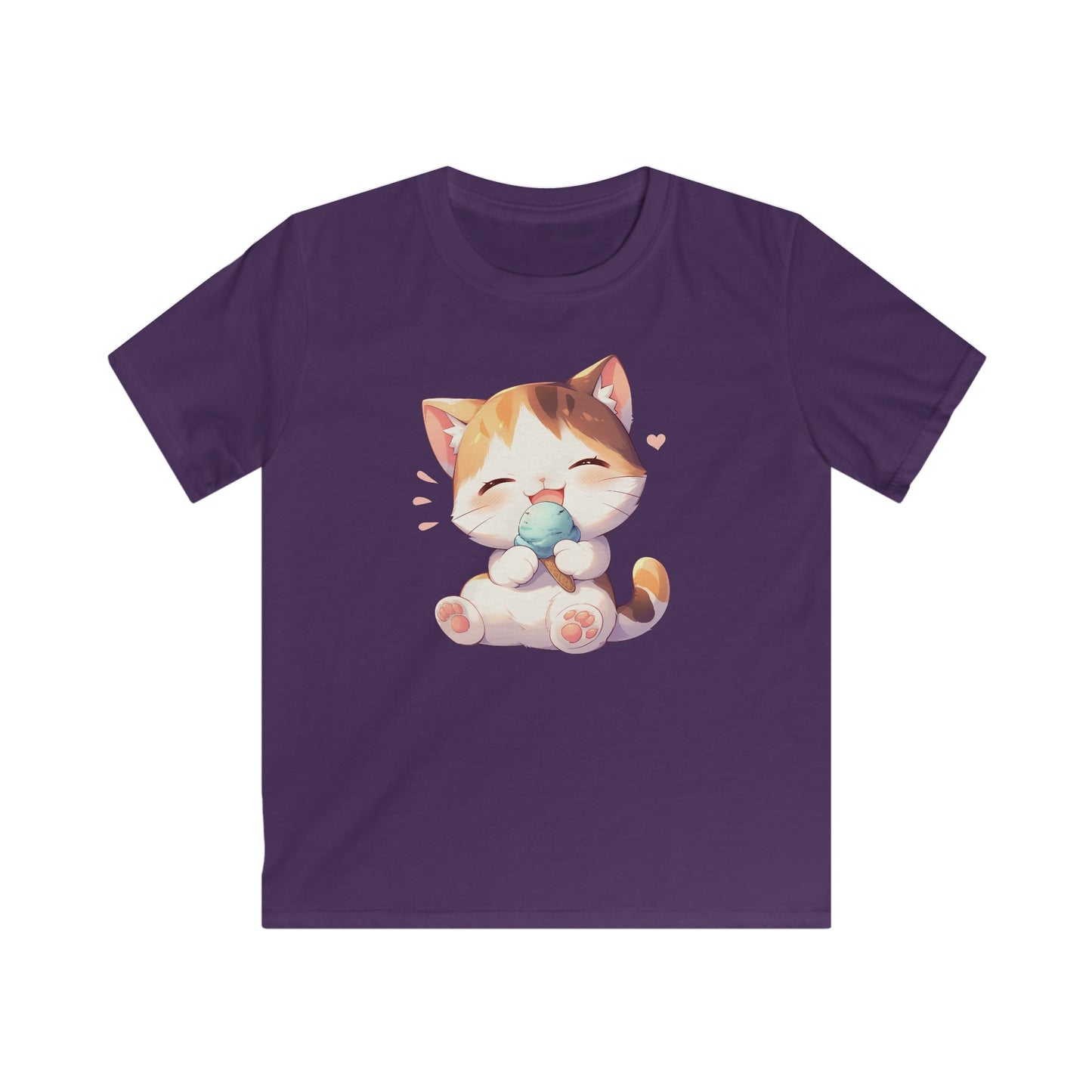 Waffeleis Katze Kinder T-Shirt