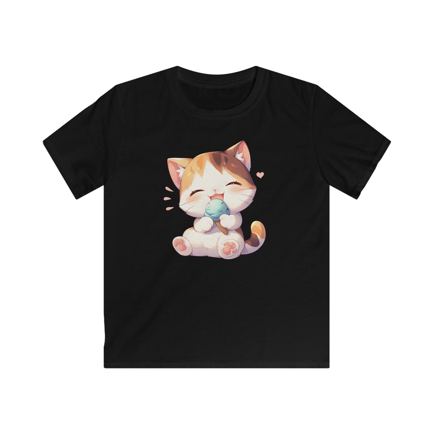 Waffeleis Katze Kinder T-Shirt