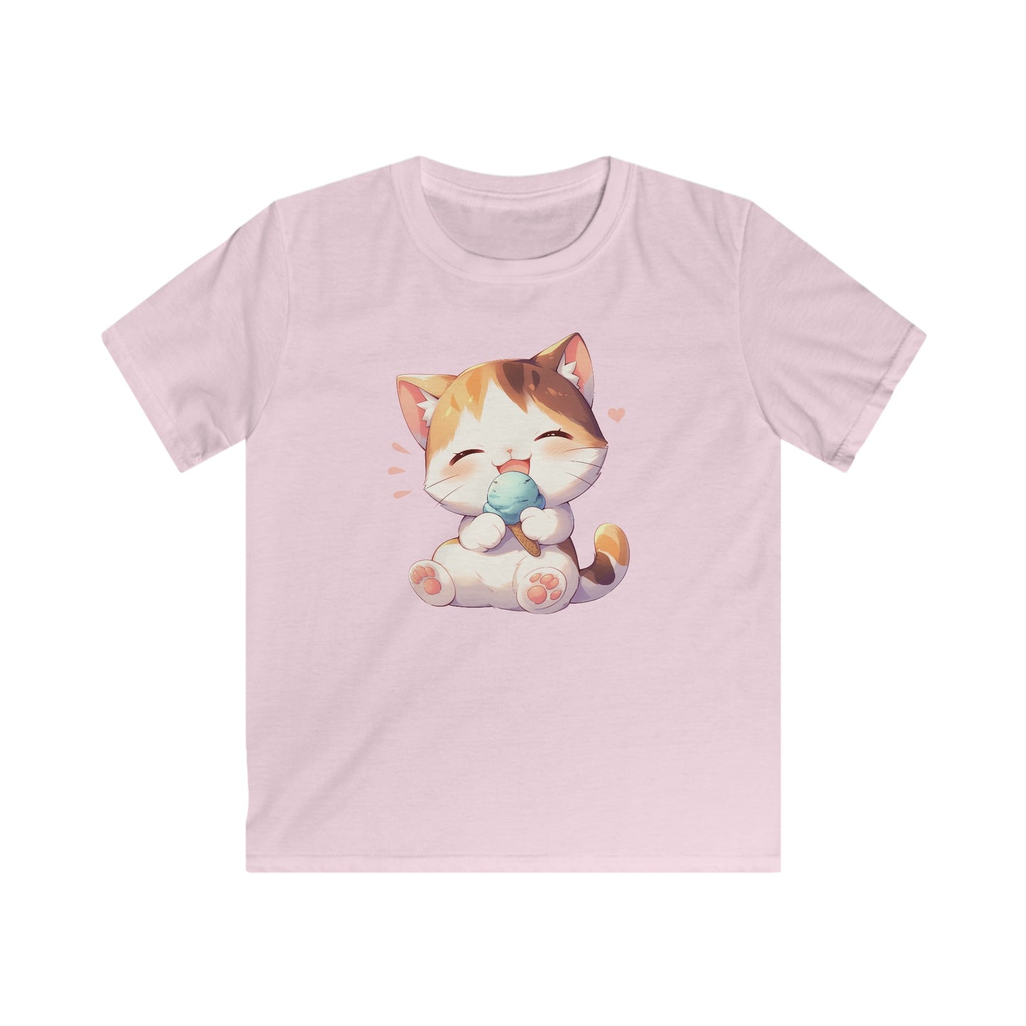 Waffeleis Katze Kinder T-Shirt