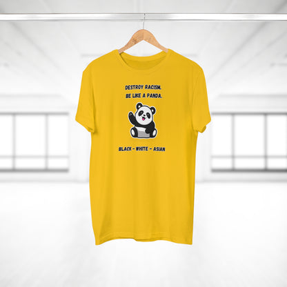 Panda Destroys Racism T-Shirt