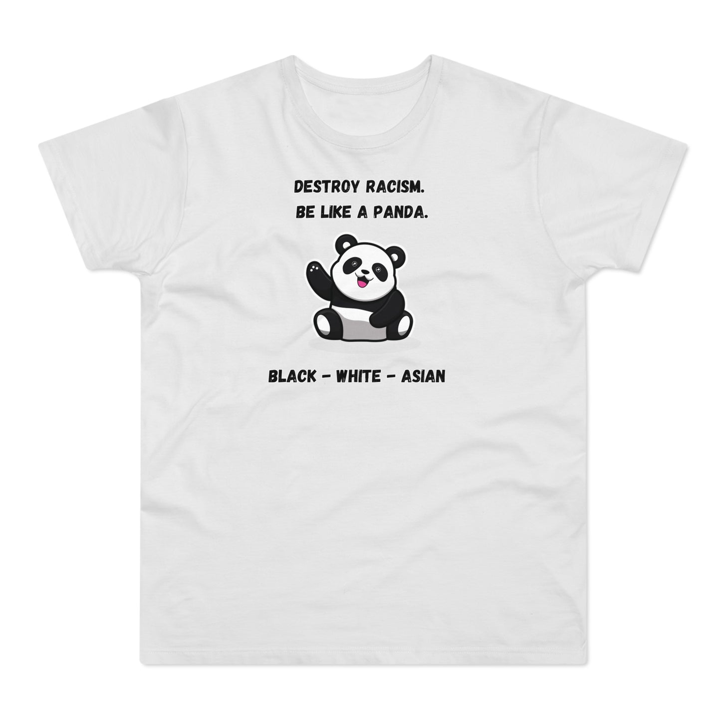 Panda Destroys Racism T-Shirt