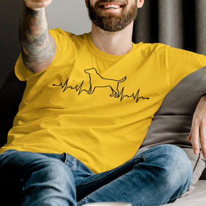 Herzschlag EKG Hund T-Shirt