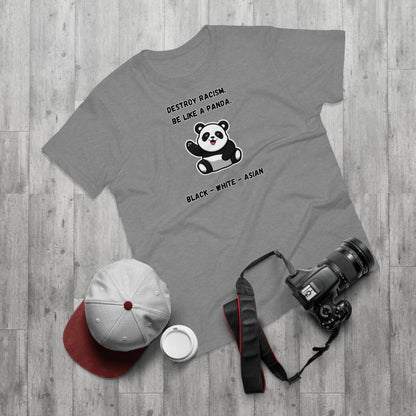 Panda Destroys Racism T-Shirt