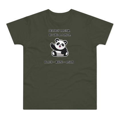 Panda Destroys Racism T-Shirt