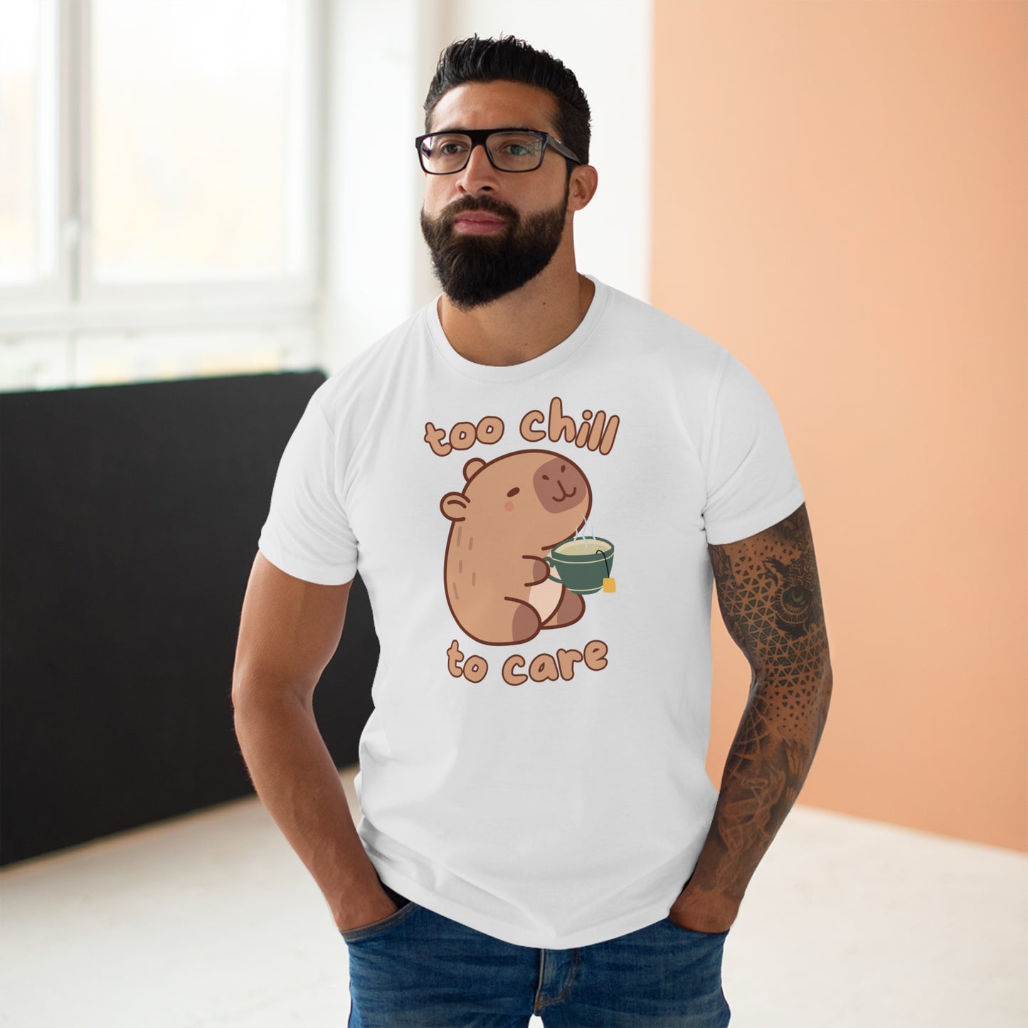 Capybara mit Tee T-Shirt