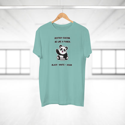 Panda Destroys Racism T-Shirt