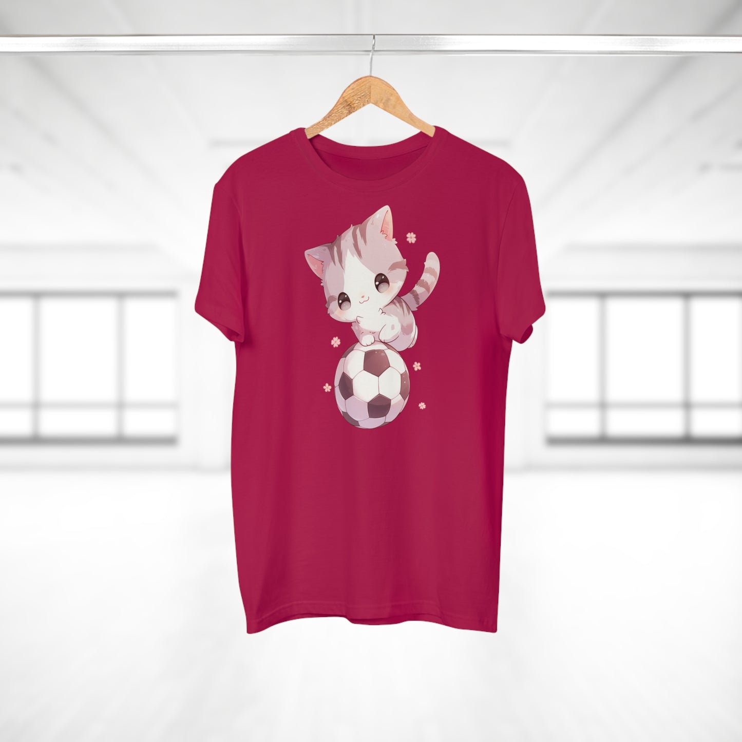 Fußball Katze T-Shirt