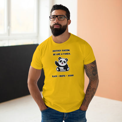 Panda Destroys Racism T-Shirt