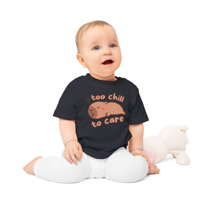 Kawaii schlafendes Capybara Baby T-Shirt