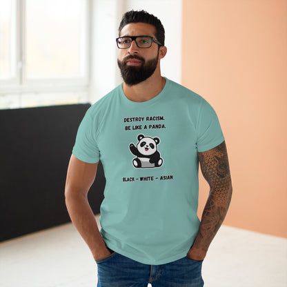 Panda Destroys Racism T-Shirt