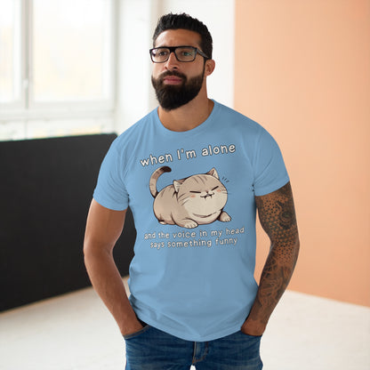 Wenn ich alleine bin Katze T-Shirt