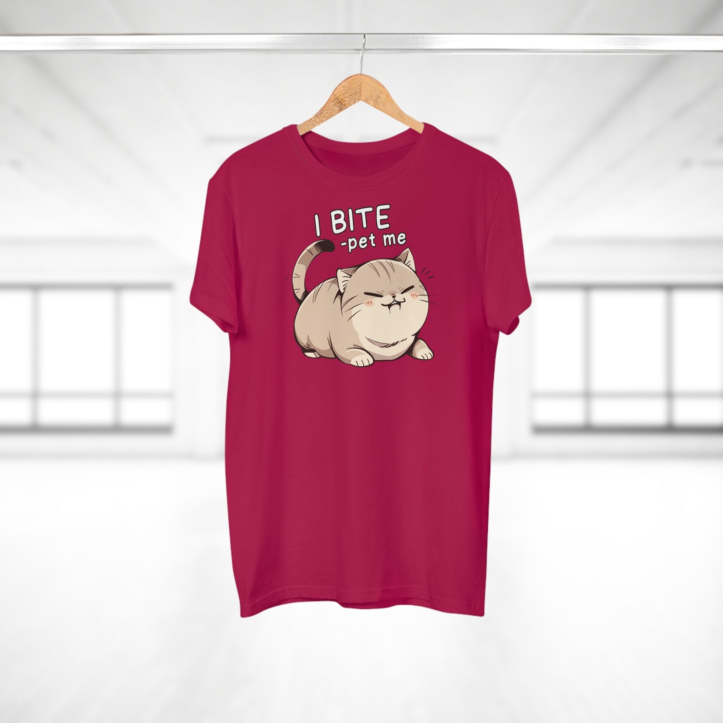 I BITE -pet me Katze T-Shirt