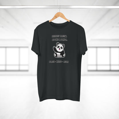 Panda Destroys Racism T-Shirt