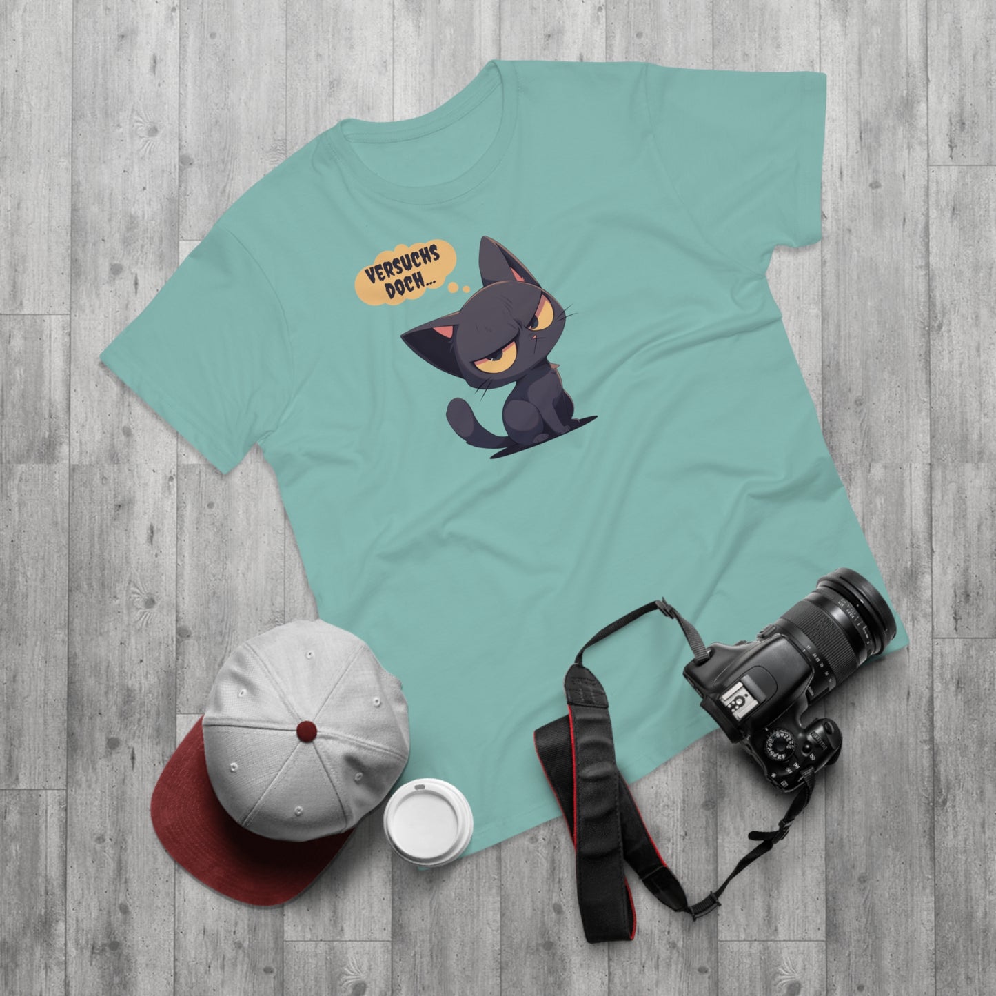 "versuchs doch" Katze T-Shirt