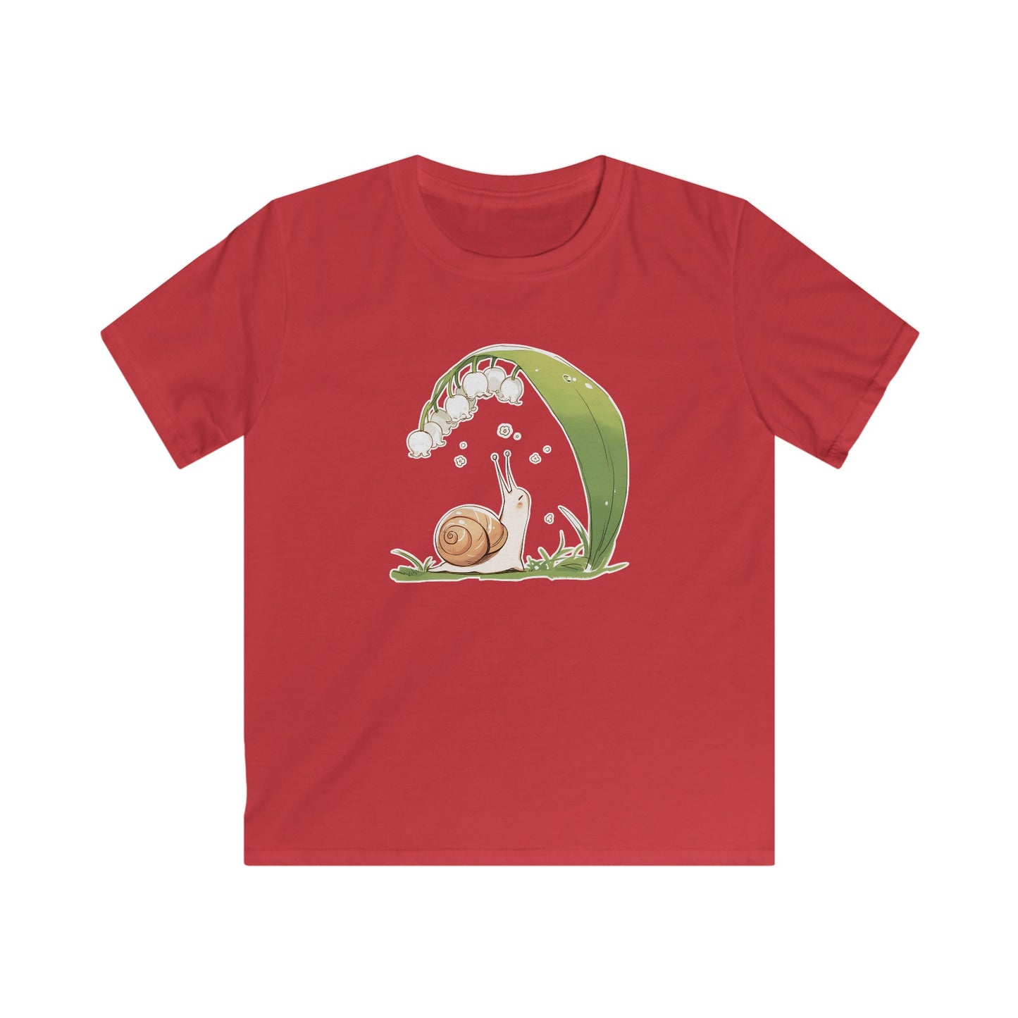 Maiglöckchen Schnecke Kinder T-Shirt